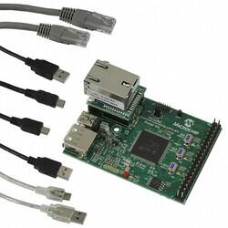 PIC32MZ PIC32 Starter Kit with FPU series MIPS32® M4K™ MCU 32-Bit Embedded Evaluation Board - Microchip Technology