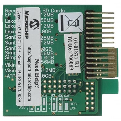 PICkit™ 1 Plus SD/MMC Memory Evaluation Board - 1