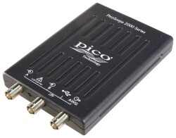PC USB Oscilloscope, PicoScope 2000 Series, 2 Channel, 10 MHz, 100 MSPS, 8 kpts, 35 ns - 3