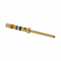 Pin Contact 22-28 AWG Size 22D Crimp Gold - TE Connectivity Deutsch Connectors