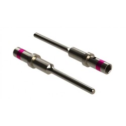 Pin Contact Nickel 16-18 AWG Crimp Machined - Amphenol Sine Systems Corp