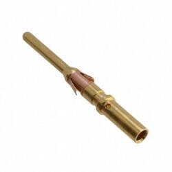 Pin Contact Gold Crimp 16-20 AWG Machined - 1