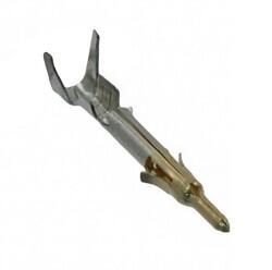Pin Contact Gold Crimp 18-22 AWG Stamped - TE Connectivity AMP Connectors