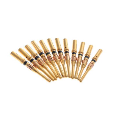 Pin Contact Gold Crimp 16 AWG Machined - 2