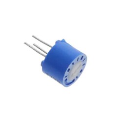 4.7 kOhms 0.5W, 1/2W PC Pins Through Hole Trimmer Potentiometer Cermet 1.0 Turn Top Adjustment - Vishay Sfernice