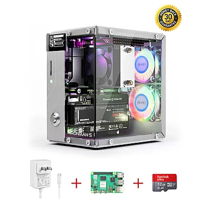 Pironman 5 Mini Pc Case For Raspberry Pi 5 - 1