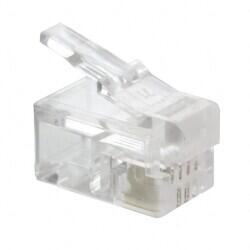 Plug Modular Connector 4p4c (RJ9, RJ10, RJ22) Position Unshielded IDC - Adam Tech