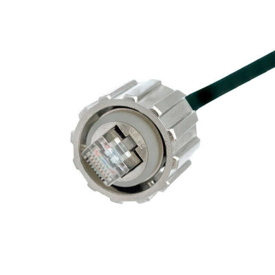 Plug Modular Connector 8p8c (RJ45, Ethernet) Position Shielded Cat6a IDC - 1