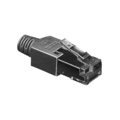 Plug Modular Connector 8p8c (RJ45, Ethernet) Position Shielded IDC - 1