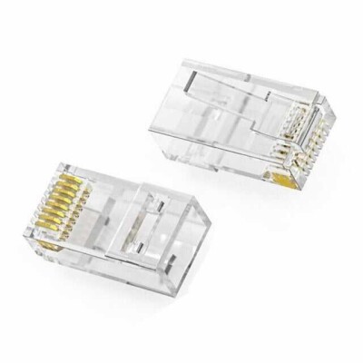Plug Modular Connector 8p8c (RJ45, Ethernet) Position Unshielded Cat6 IDC - 1
