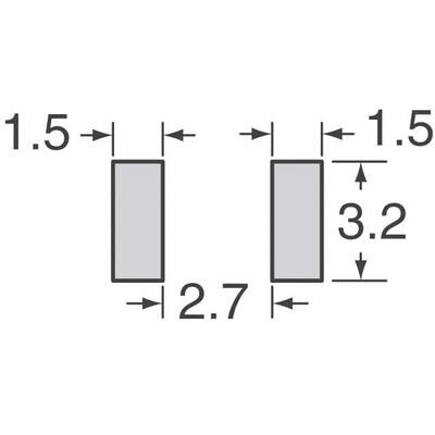 Polymeric PTC Resettable Fuse 15V 500mA Ih Surface Mount 1812 (4532 Metric), Concave - 3