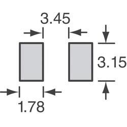 Polymeric PTC Resettable Fuse 24V 1.1A Ih Surface Mount 1812 (4532 Metric), Concave - 3