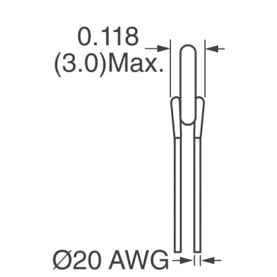 Polymeric PTC Resettable Fuse 30V 4 A Ih Through Hole Radial, Disc - 3