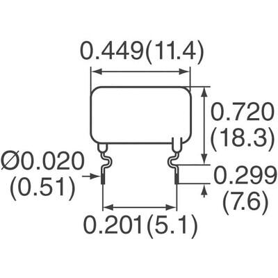 Polymeric PTC Resettable Fuse 30V 2.5 A Ih Through Hole Radial, Disc - 2