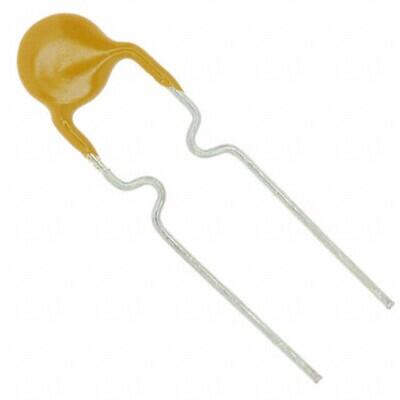 Polymeric PTC Resettable Fuse 60V 100 mA Ih Through Hole Radial, Disc - 1