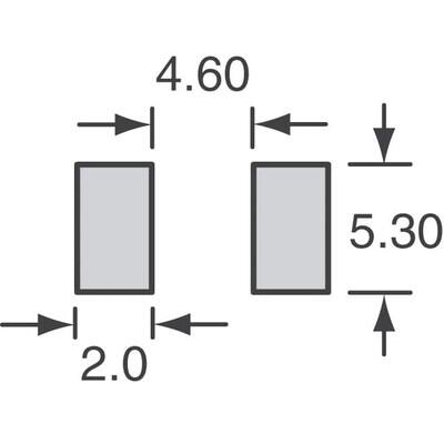 Polymeric PTC Resettable Fuse 60V 750 mA Ih Surface Mount 2920 (7351 Metric), Concave - 2