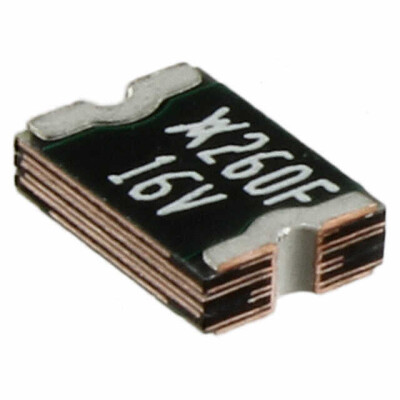 Polymeric PTC Resettable Fuse 16V 2.6 A Ih Surface Mount 1812 (4532 Metric), Concave - 1