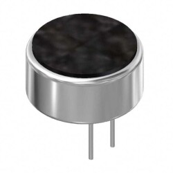 50 Hz ~ 16 kHz Analog Microphone Electret Condenser 2 V ~ 10 V Omnidirectional (-44dB ±3dB) PC Pins - PUI Audio, Inc.