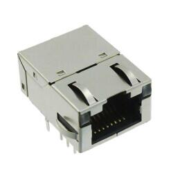 1 Port RJ45Through Hole 10/100/1000 Base-T, AutoMDIX - Pulse Electronics