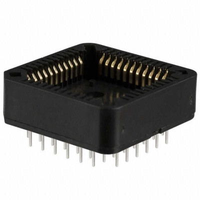 44 (4 x 11) Pos PLCC Socket Gold Through Hole - 1