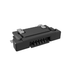 6 Position FFC, FPC Connector Contacts, Bottom 0.020