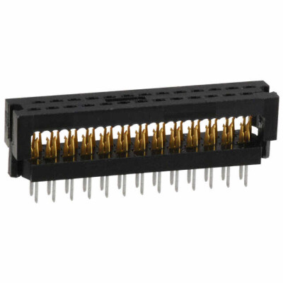 34 Position Ribbon Cable, DIP Header Connector Black IDC 26-28 AWG, Stranded; 26-30 AWG Solid Through Hole - 1
