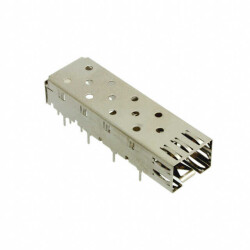 Position SFP Cage Connector Solder Through Hole, Right Angle - 1