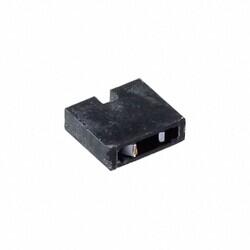 2 (1 x 2) Position Shunt Connector Black Open Top 0.100