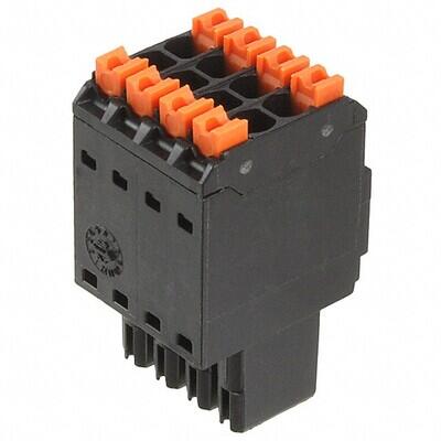 8 Position Terminal Block Plug, Female Sockets 0.138