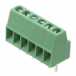 6 Position Wire to Board Terminal Block Horizontal with Board 0.100
