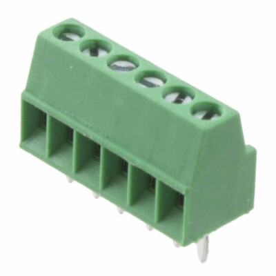 6 Position Wire to Board Terminal Block Horizontal with Board 0.100