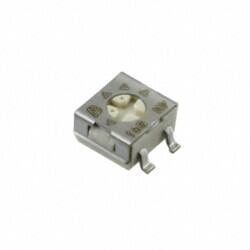 10 kOhms 0.25W, 1/4W Gull Wing Surface Mount Trimmer Potentiometer Cermet 1.0 Turn Top Adjustment - Bourns Inc.