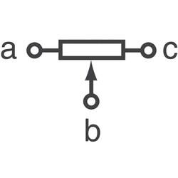 1 MOhms 0.15W J Lead Surface Mount Trimmer Potentiometer Cermet 1 Turn Bottom Adjustment - Panasonic Electronic Components (1)