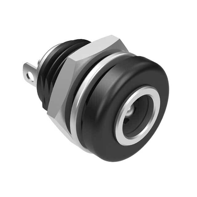  Power Barrel Connector Jack 2.10mm Id (0.083"), 5.50mm Od (0.217") Panel Mount