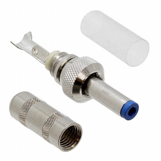  Power Barrel Connector Plug 2.00mm Id (0.079"), 5.50mm Od (0.217") Free Hanging (ın-line)
