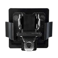 Power Connector Receptacle, Female Sockets NEMA 5-15R Panel Mount, Snap-In - 4