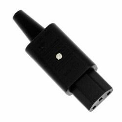 Power Entry Connector Plug, Female Sockets IEC 320-C13 Free Hanging (In-Line) - SCHURTER Inc.