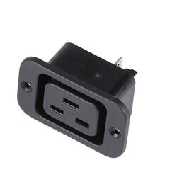 Power Entry Connector Receptacle, Female Sockets IEC 320-2-2/J Panel Mount, Flange - 1