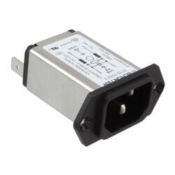Power Entry Connector Receptacle, Male Blades IEC 320-C14 Panel Mount, Flange - SCHURTER Inc.