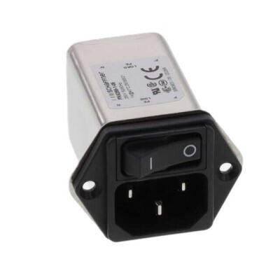 Power Entry Connector Receptacle, Male Blades - Module IEC 320-C14 Panel Mount, Flange - 1
