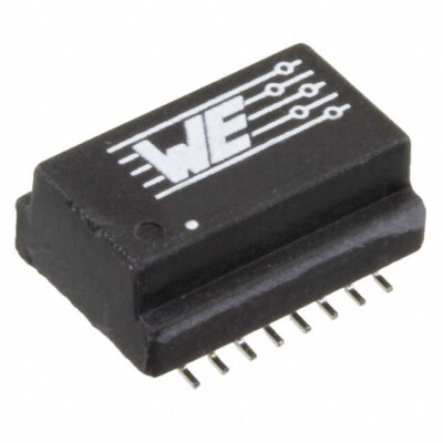 350µH LAN 10/100 Base-T, Power over Ethernet (PoE) Pulse Transformer 1:1 Surface Mount - 1