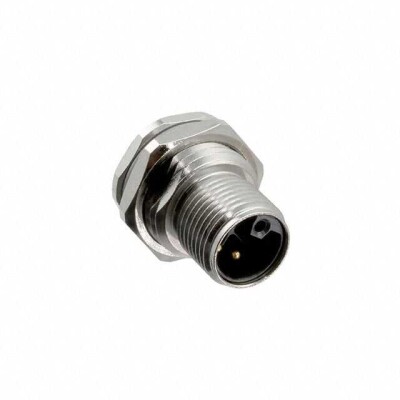 3 (2 Power + PE) Position Circular Connector Plug, Male Pins Solder - 1
