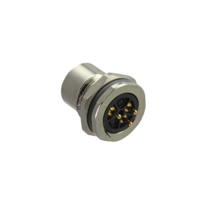3 (2 Power + PE) Position Circular Connector Receptacle, Female Sockets Solder - 2