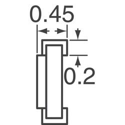 2.7k Ohm ±5% 62.5mW Power Per Element Isolated 4 Resistor Network/Array ±200ppm/°C 0804, Convex, Long Side Terminals - 3