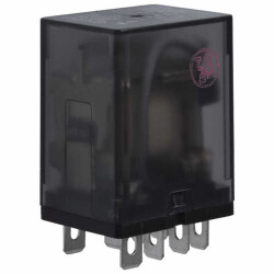 General Purpose Relay DPDT (2 Form C) 120VAC Coil Socketable - TE Connectivity Potter & Brumfield Relays