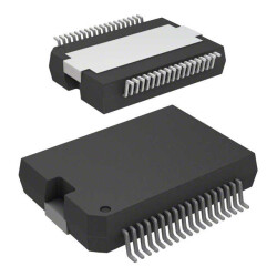 Power Switch/Driver 1:1 N-Channel 700mA PowerSO-36, Bottom Pad - STMicroelectronics