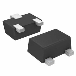 Pre-Biased Bipolar Transistor (BJT) NPN - Pre-Biased 50 V 100 mA 250 MHz 150 mW Surface Mount VMT3 - 1