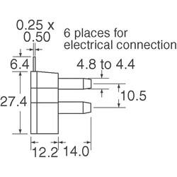 Pressure Sensor 0.18PSI (1.25kPa) Differential Male - 0.19