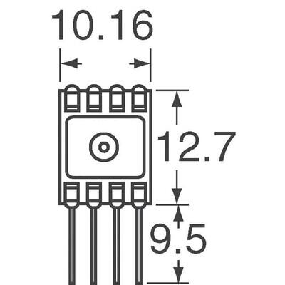 Pressure Sensor 1PSI (6.89kPa) Differential Male - 0.18