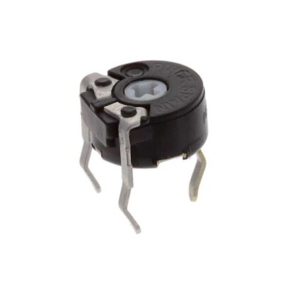 33 kOhms 0.1W, 1/10W PC Pins Through Hole Trimmer Potentiometer Carbon 1.0 Turn Top Adjustment - 1